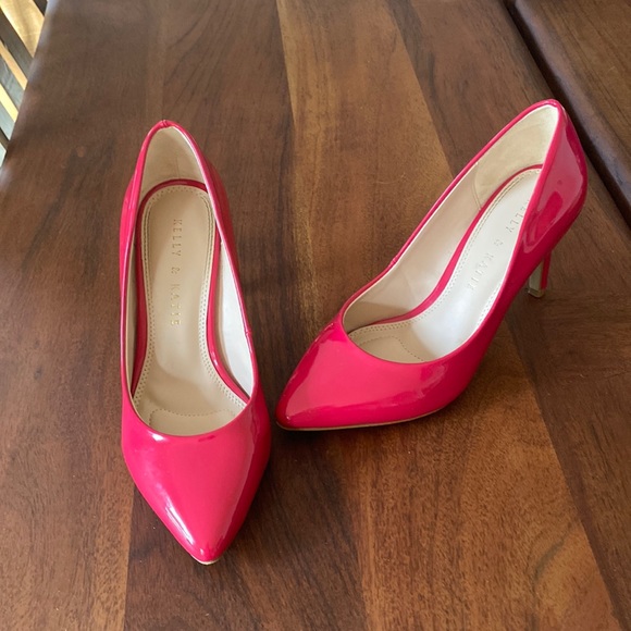 Kelly & Katie Shoes - Hot Pink Kellie & Katie 3 inch heels. Worn one time.
